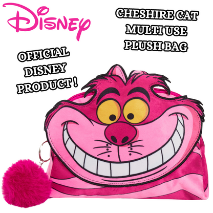 Cheshire Cat Make Up Bag for Women Disney Cosmetic Toiletries Bag Pencil Case