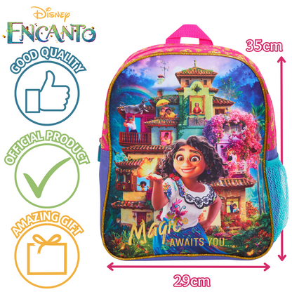 Disney Encanto Backpack for Girls Mirabel School Nursery Rucksack Lunch Bag