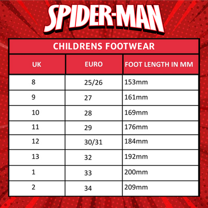 Spiderman Boys School Shoes For Kids Black Trainers Shoes Easy Touch Fastening