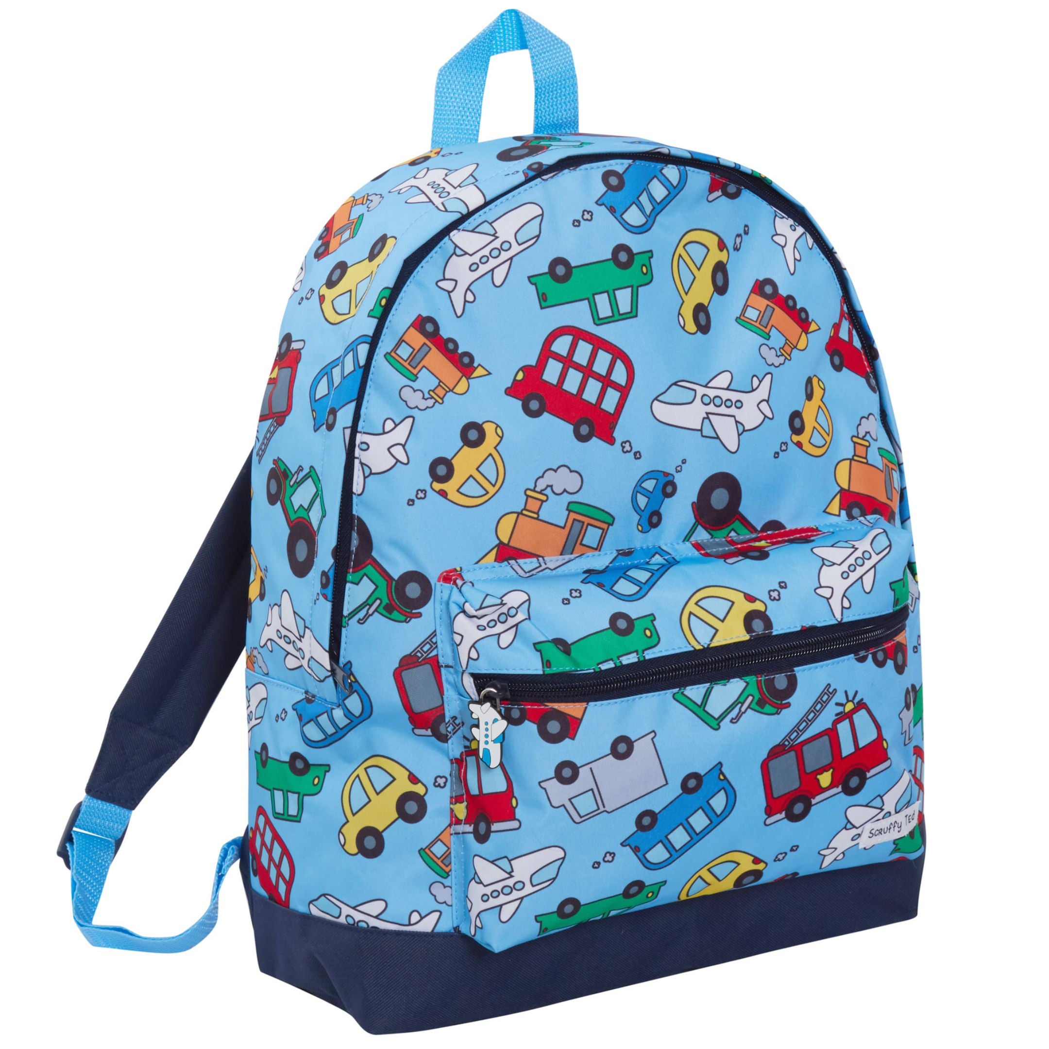 ScruffyTed Vehicle Boys Backpack Kids Large Capacity Travel Bag Multi School Bag
