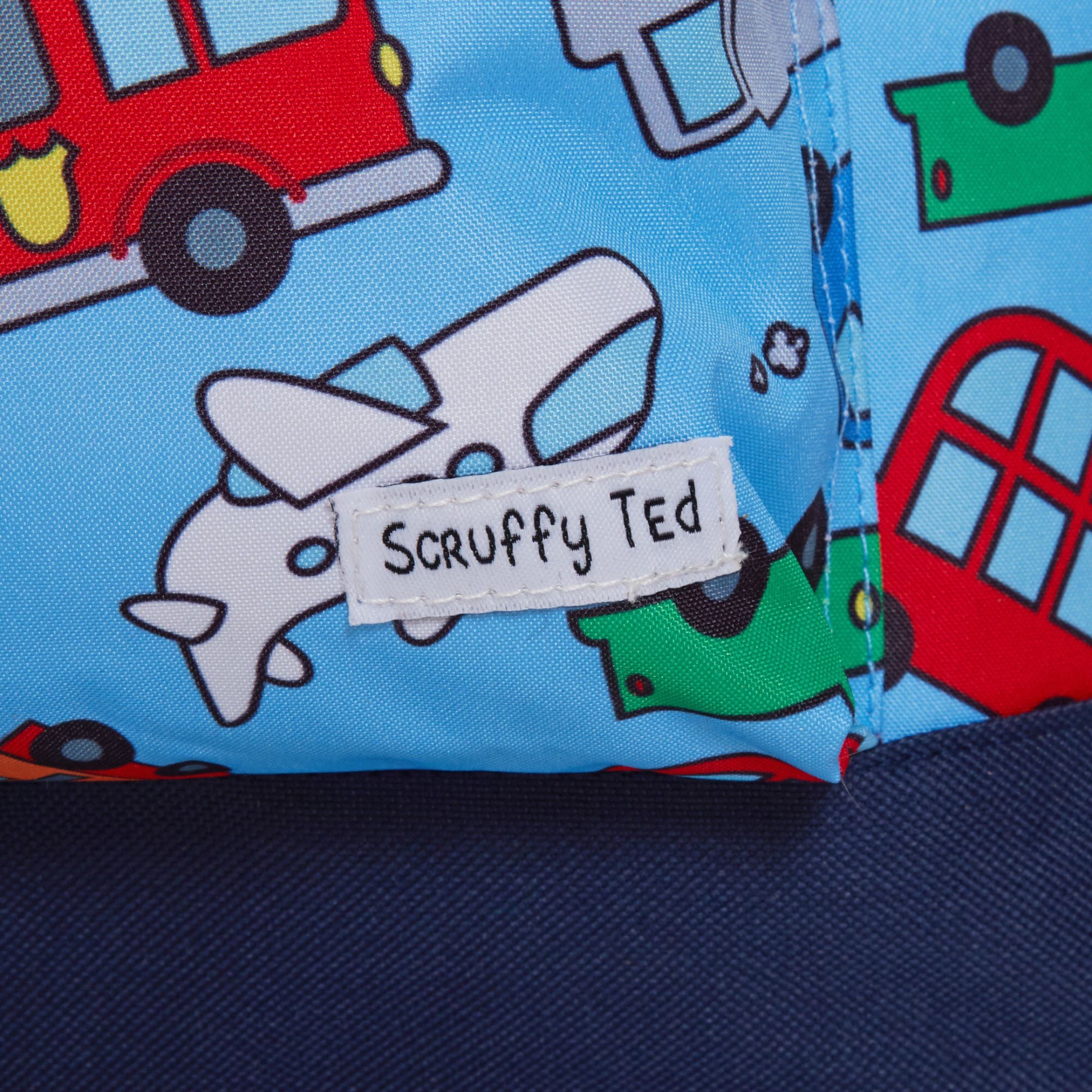 ScruffyTed Vehicle Boys Backpack Kids Large Capacity Travel Bag Multi School Bag