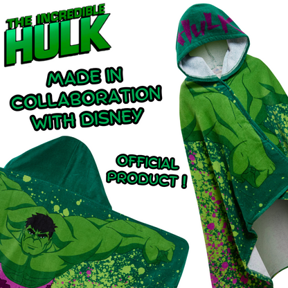 Incredible Hulk Hooded Towel Avengers Poncho Beachtowel Bath Towel Swimming Wrap
