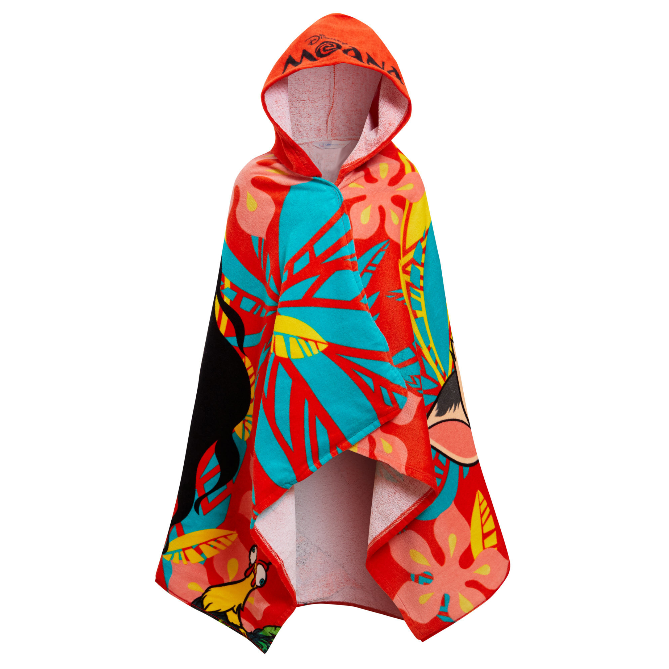Disney Moana Hooded Towel Girls Poncho Kids Beach Towel Bath Towel Swimming Wrap