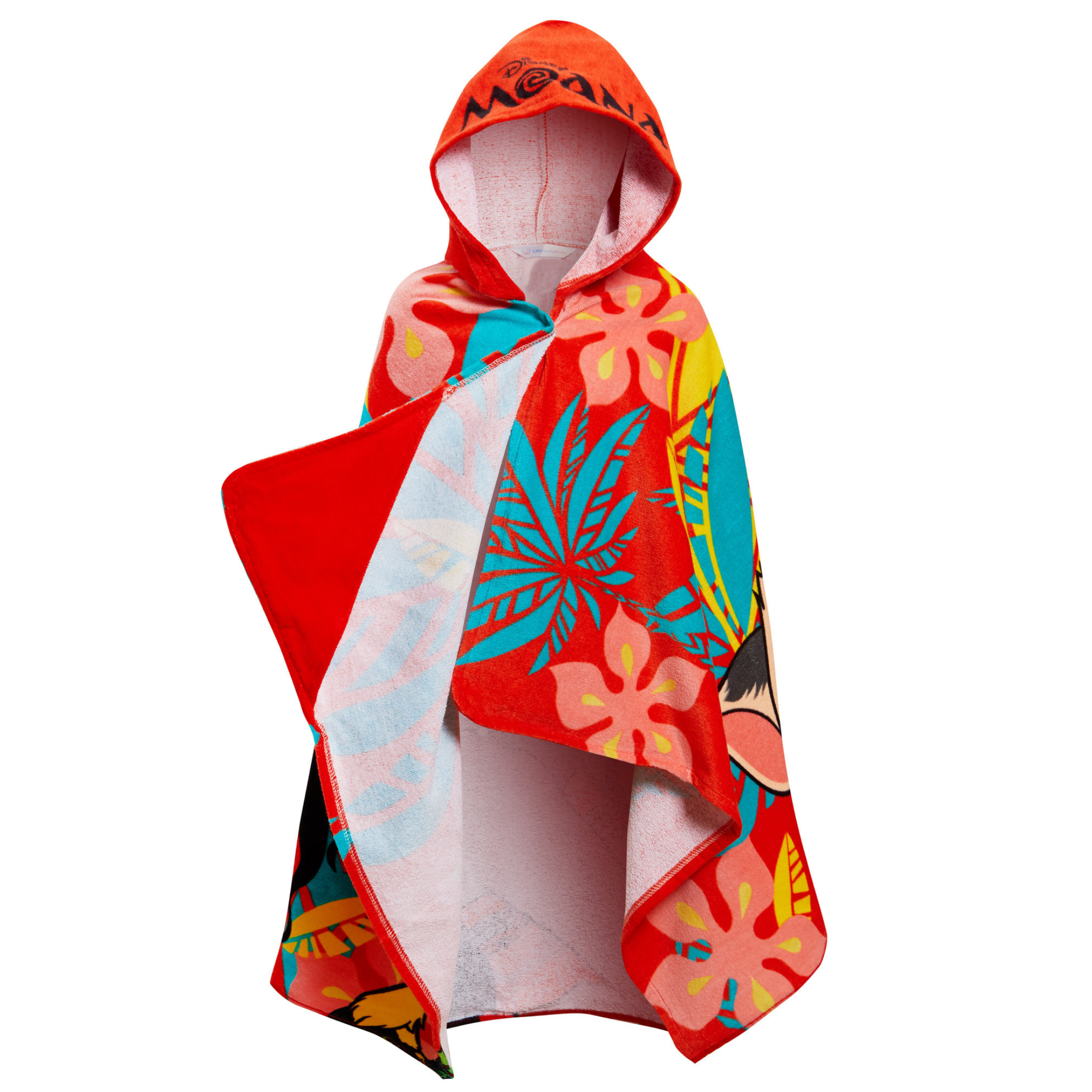 Disney Moana Hooded Towel Girls Poncho Kids Beach Towel Bath Towel Swimming Wrap