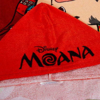 Disney Moana Hooded Towel Girls Poncho Kids Beach Towel Bath Towel Swimming Wrap