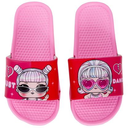 Girls L.O.L. Surprise! Dolls Sliders Kids Fashion Summer Sandals Beach Pool Shoe