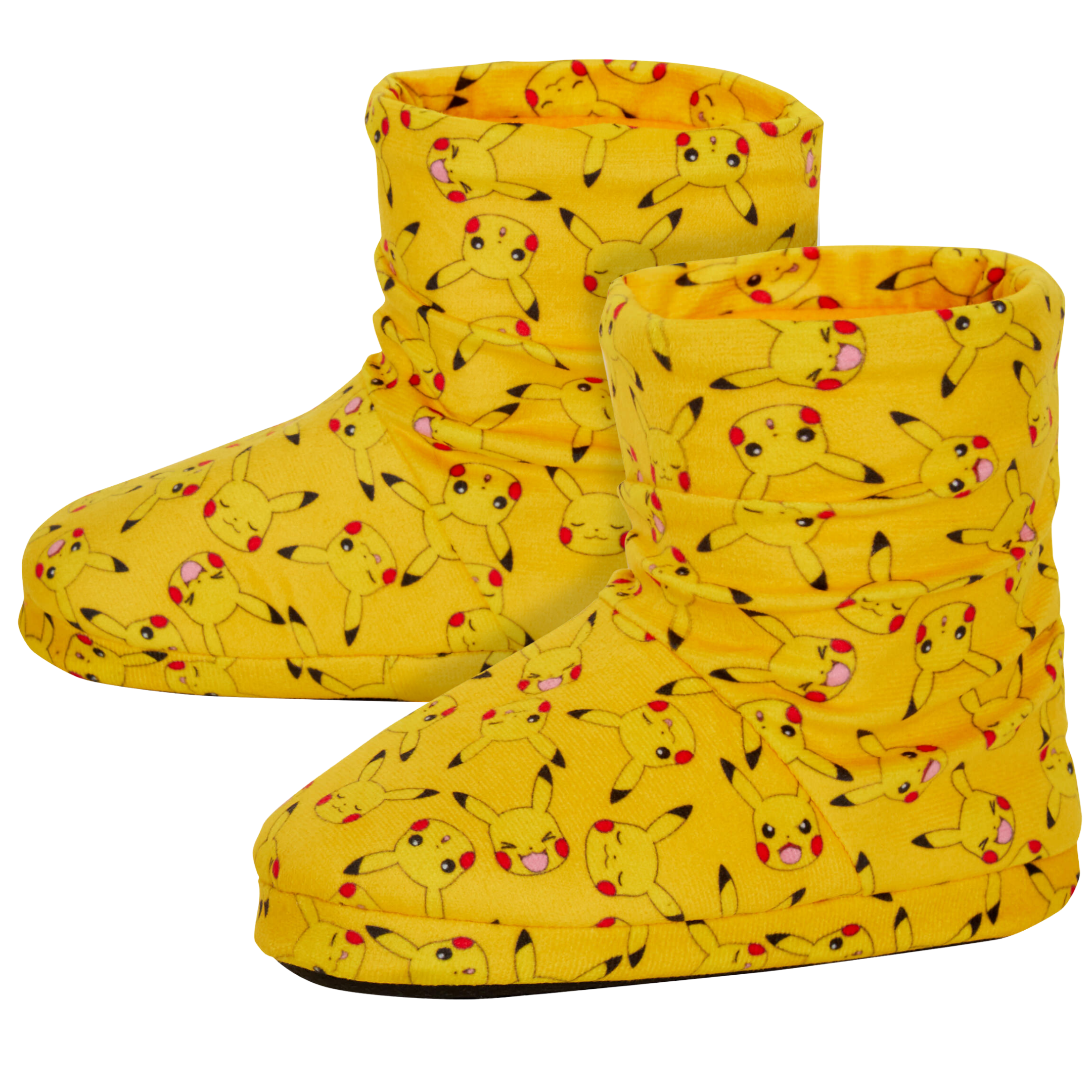 Pokemon Pikachu Slipper Boots Kids Slippers Slouch Gamer Fleece Slippers Socks