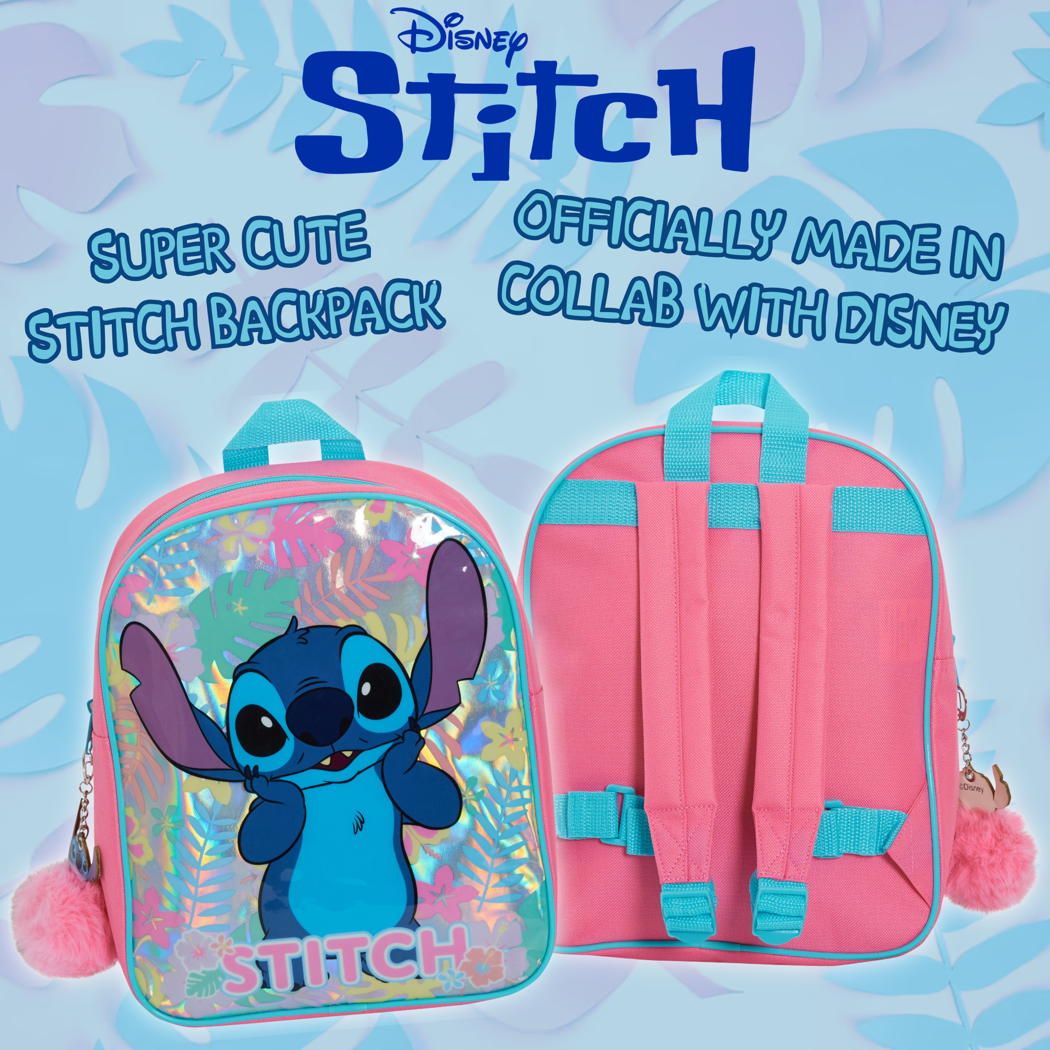 Lilo And Stitch Backpack For Kids Girls Boys Disney School Bag Travel Lunch Bag
