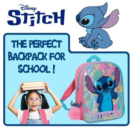 Lilo And Stitch Backpack For Kids Girls Boys Disney School Bag Travel Lunch Bag