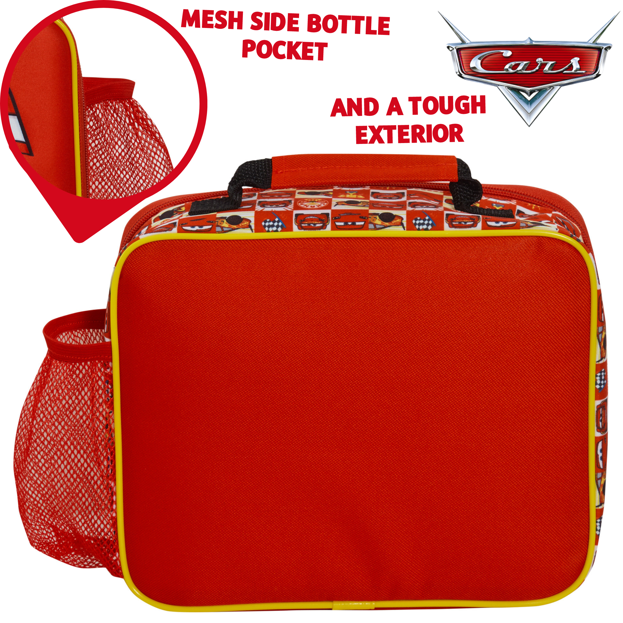Disney Cars Lunch Bag Lightning McQueen Boys School Lunch Box Nursery Cooler Bag
