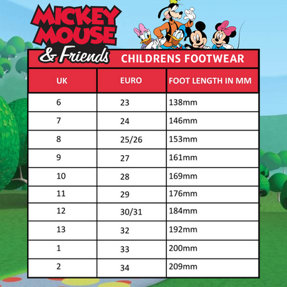 Disney Mickey Mouse Minnie Mouse Clogs Sandals + Charms Kids Sliders Beach Shoes