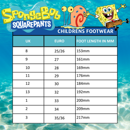 SpongeBob SquarePants Clogs with Charms Sandals Kids Summer Sliders Beach Shoes