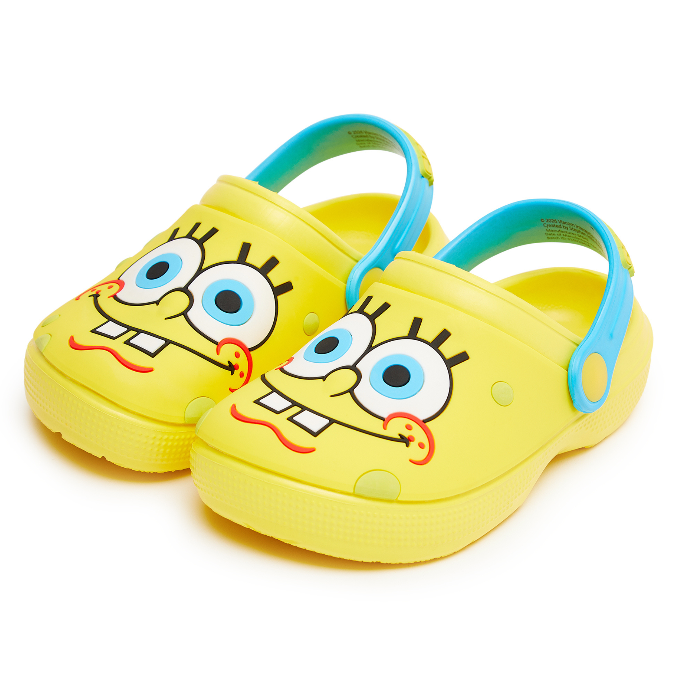 SpongeBob SquarePants Clogs with Charms Sandals Kids Summer Sliders Beach Shoes