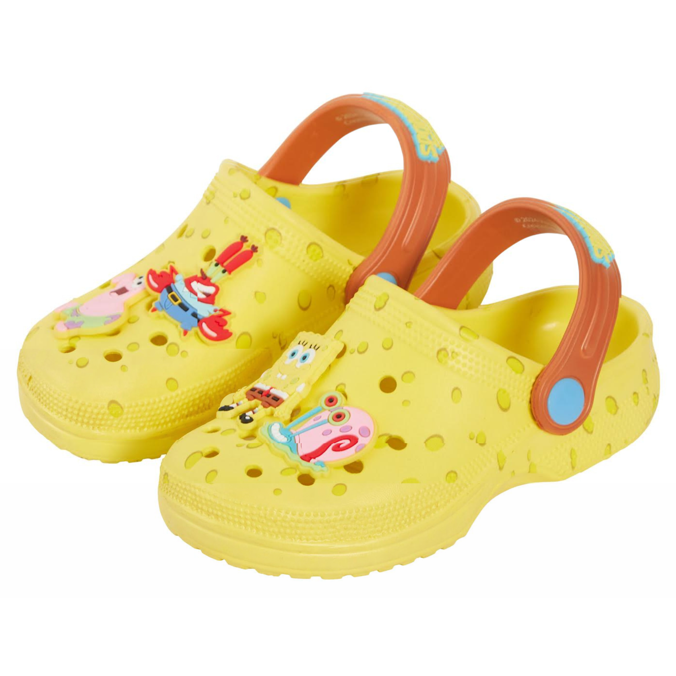 SpongeBob SquarePants Clogs with Charms Sandals Kids Summer Sliders Beach Shoes