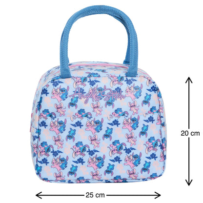 Disney Stitch Lunch Bag For Adults Girls Disney Angel School Insulated Tote Bag