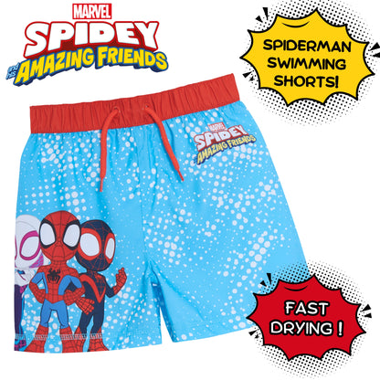 Spidey And His Amazing Friends Swim Shorts Swimming Trunks Holiday Beach Shorts