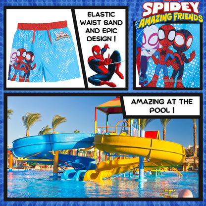 Spidey And His Amazing Friends Swim Shorts Swimming Trunks Holiday Beach Shorts
