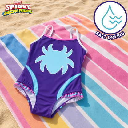Girls Ghost-Spider Swimming Costume Spidey & Friends One Piece Swimsuit