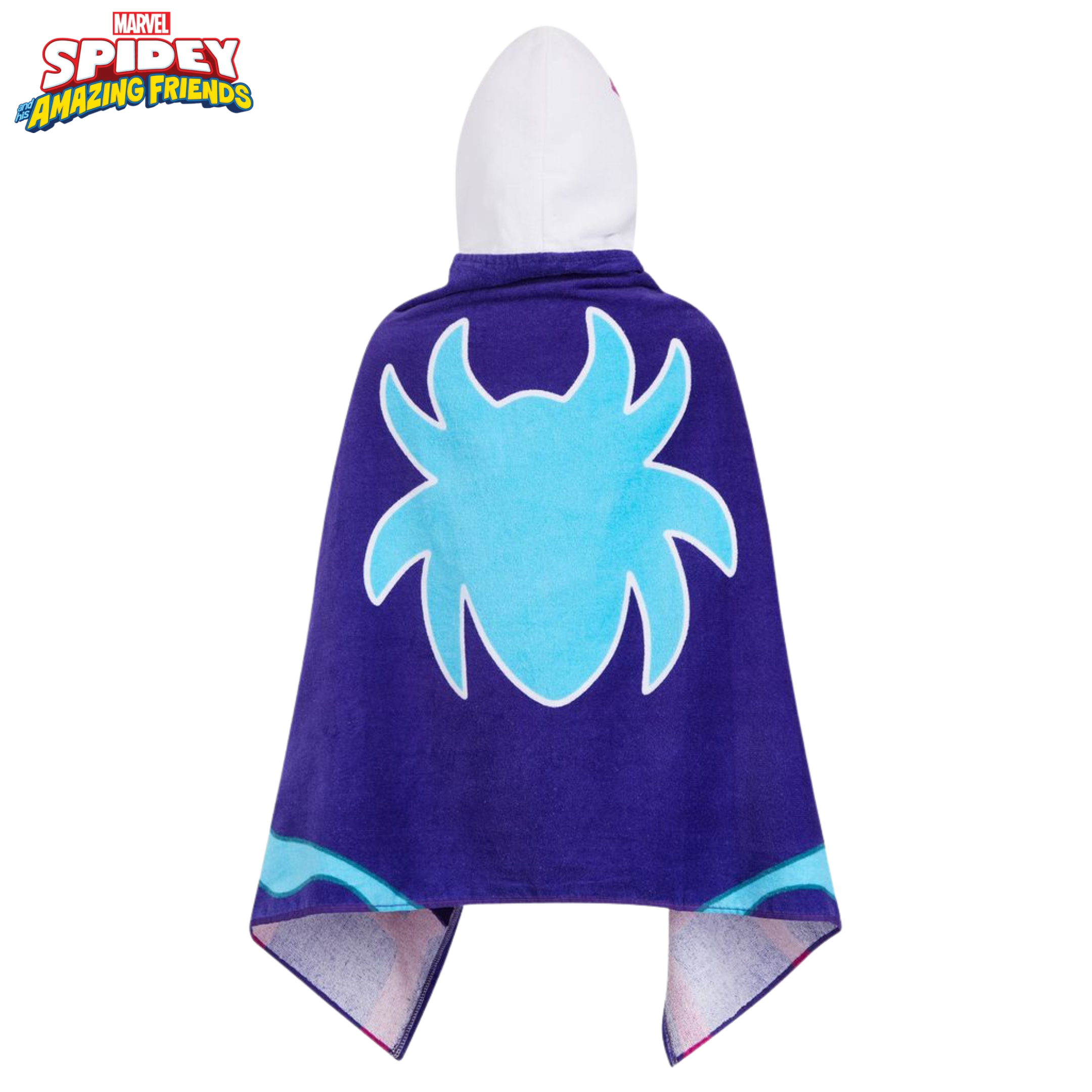 Ghost-Spider Girls Hooded Towel For Kids Poncho Wrap Spidey & Friends 100% Cotton Beach Towel Bath Towel