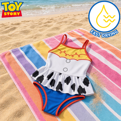 Disney Toy Story Jessie Swimming Costume Girls Swimsuit One Piece Swimwear