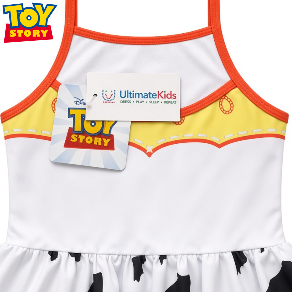 Disney Toy Story Jessie Swimming Costume Girls Swimsuit One Piece Swimwear