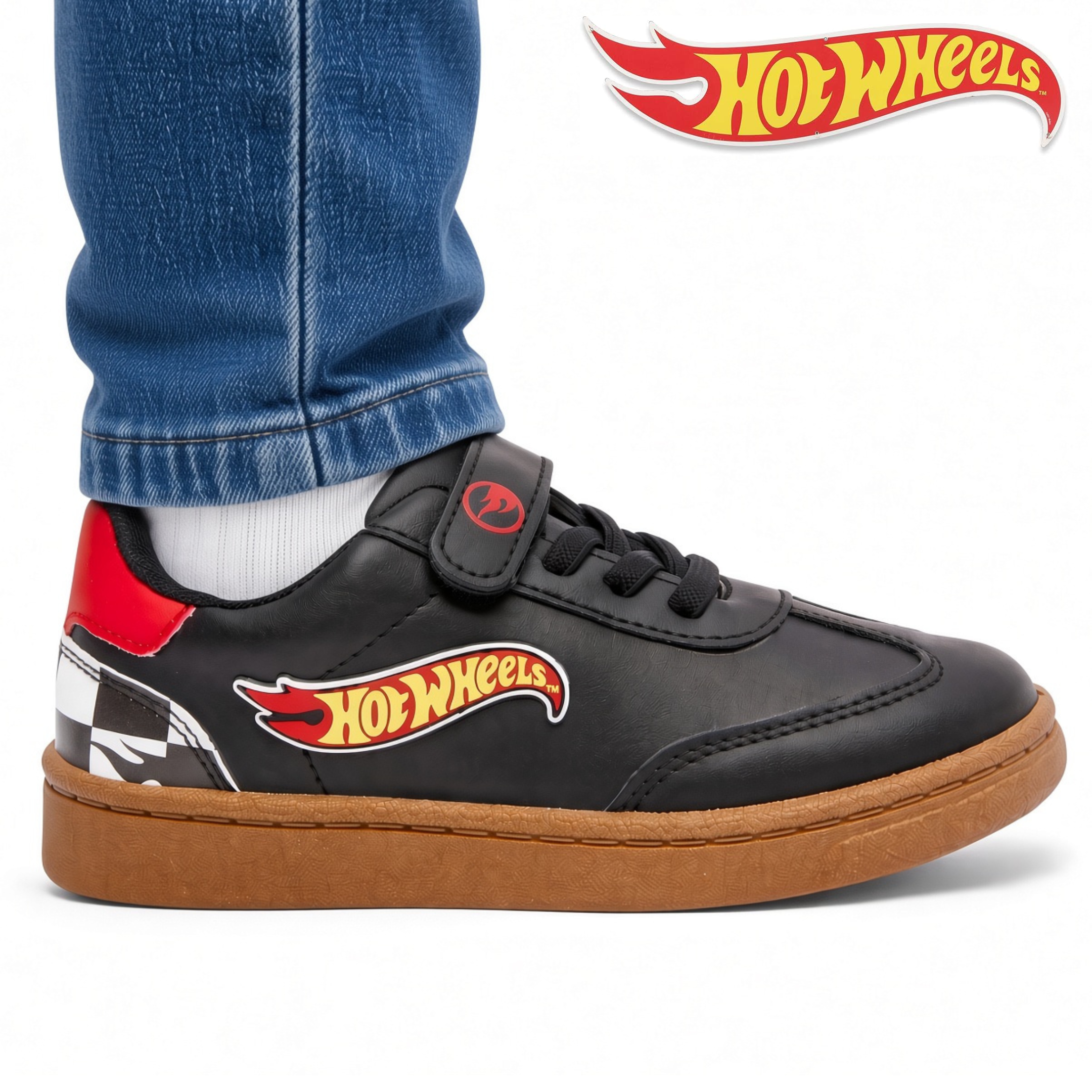 Hot Wheels Boys Trainers For Kids Racing Car Sports Shoes Casual Sneakers Gum Soles