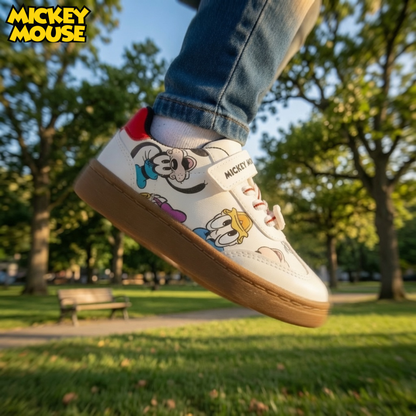 Disney Mickey Mouse & Friends Trainers For Kids Boys Girls Sports Shoes Casual Sneakers Gum Soles