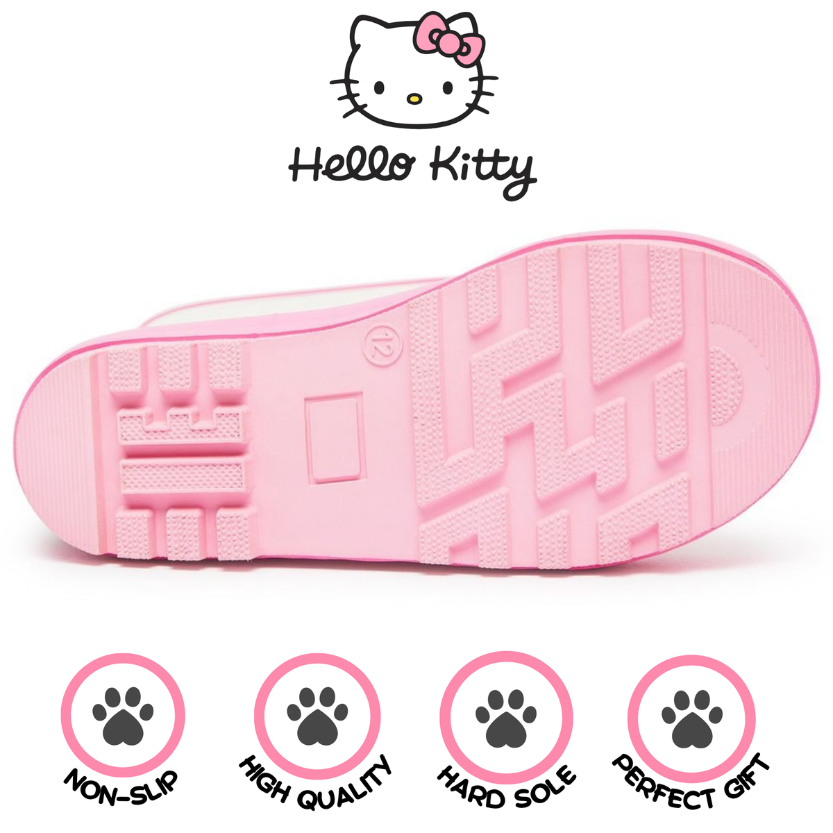 Hello Kitty Wellies Rubber Wellington Boots For Kids Girls Kuromi My Melody Rain Snow Boots