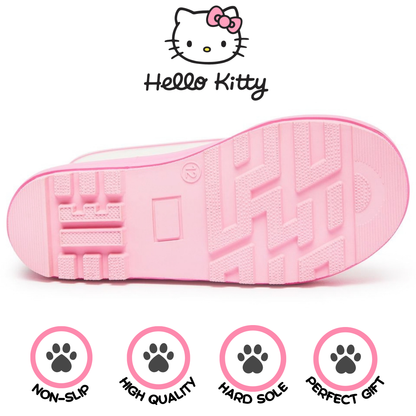 Hello Kitty Wellies Rubber Wellington Boots For Kids Girls Kuromi My Melody Rain Snow Boots