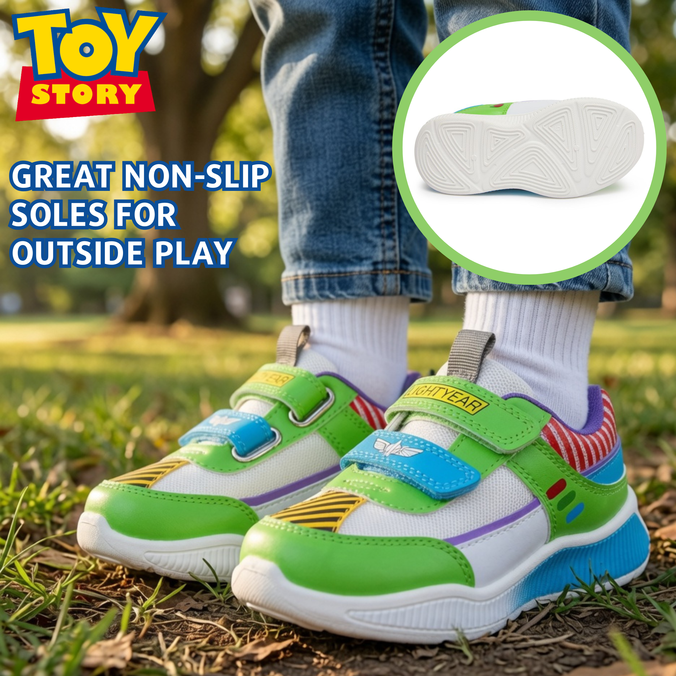 Disney Buzz Lightyear Boys Trainers For Kids Toy Story Sports Shoes Buzz Dress Up Shoes Sneakers Pumps