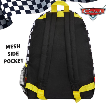Disney Cars Backpack Kids Lightning McQueen Bag With 3D Keyring School Bag