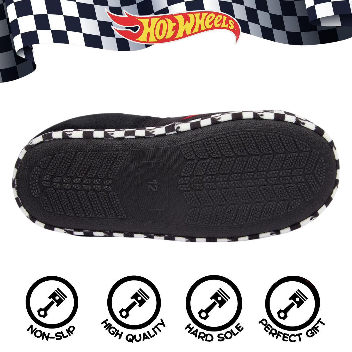 Boys Hot Wheels Slippers For Kids Racing Cars Driver Slipper Mules House Shoes