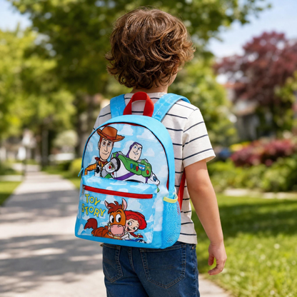 Disney Cars Boys 3D Backpack Kids Lightning McQueen School Lunch Bag Rucksack Red 95
