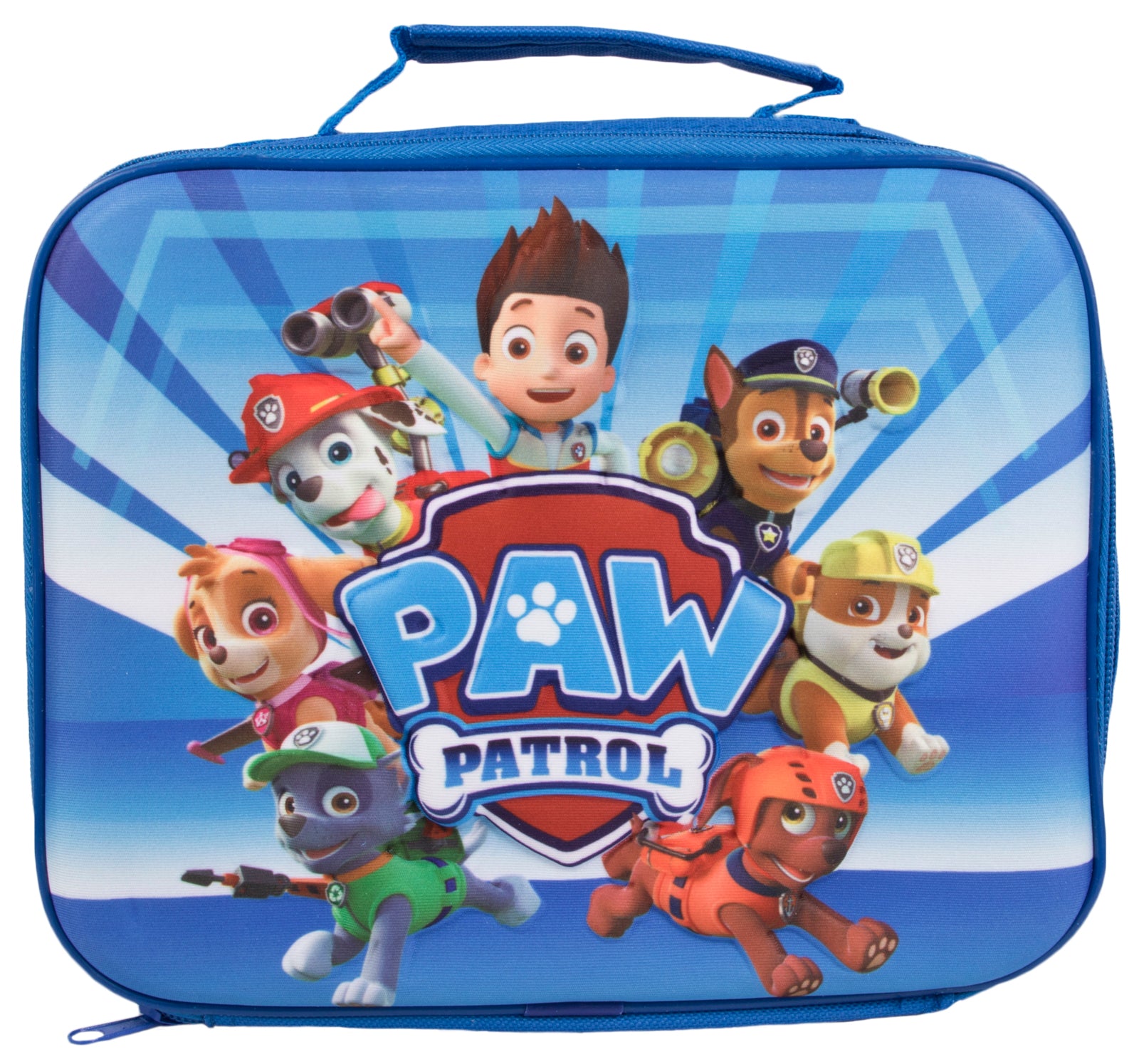 Paw Patrol 3D Lunch Bag Kids Chase Marshall Nursery Lunchbox School Snack Bag