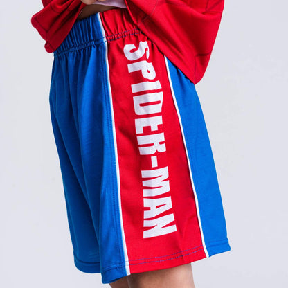 Boys Spiderman Shorts + T-Shirt Set Kids Marvel Short 2 Piece Summer Outfit Tees