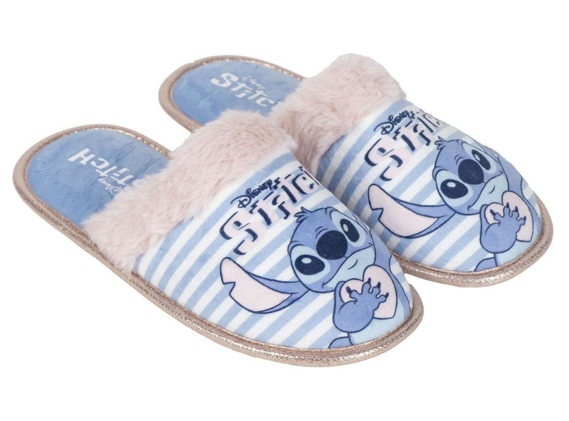 Disney Stitch Slippers For Teen Girls Womens Slip On Mules House Shoes Gift