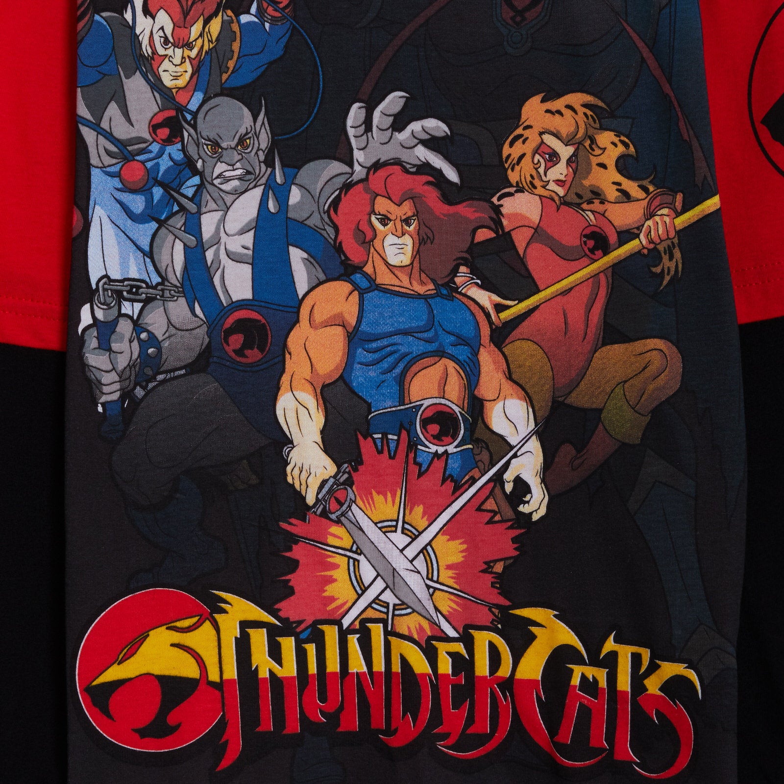 Boys Thundercats Full Length Pyjamas Kids Super Hero 2 Piece Pjs Set Nightwear