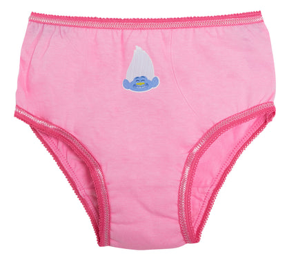 Girls 3 Pack Trolls Briefs Kids Poppy World Tour Underwear Knickers Pants Size