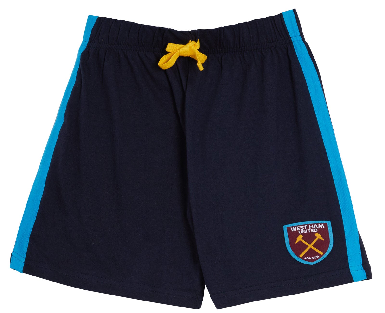 Kids West Ham United Short Pyjamas Boy Premiership Football Kit Shorts T-shirt