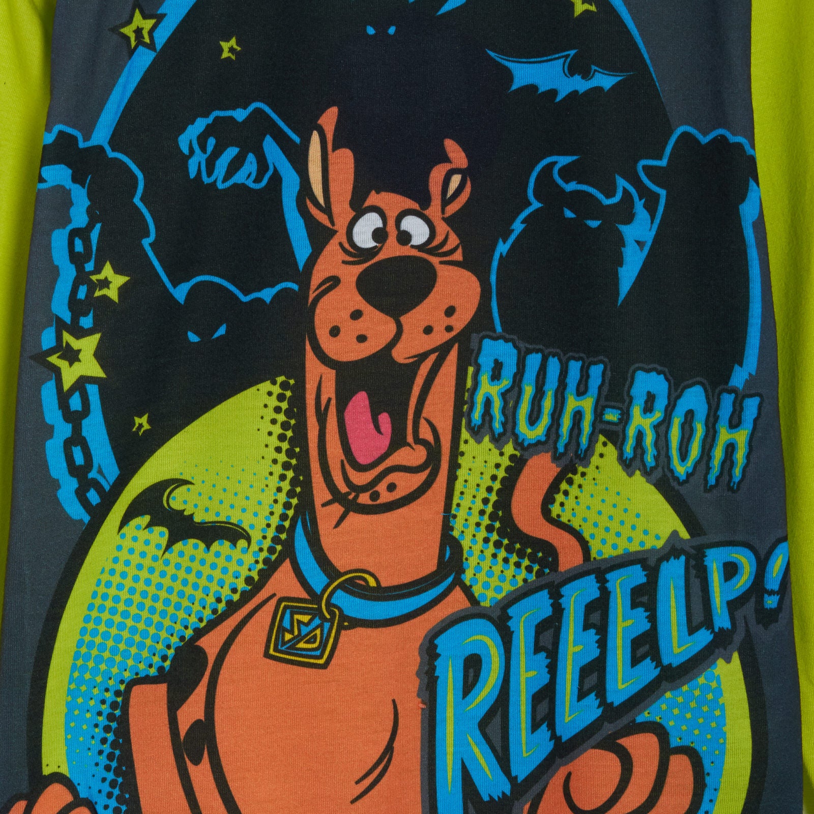 Boys Scooby Doo Full Length Pyjamas Kids Character 2 Piece Pj Set Nightwear Size