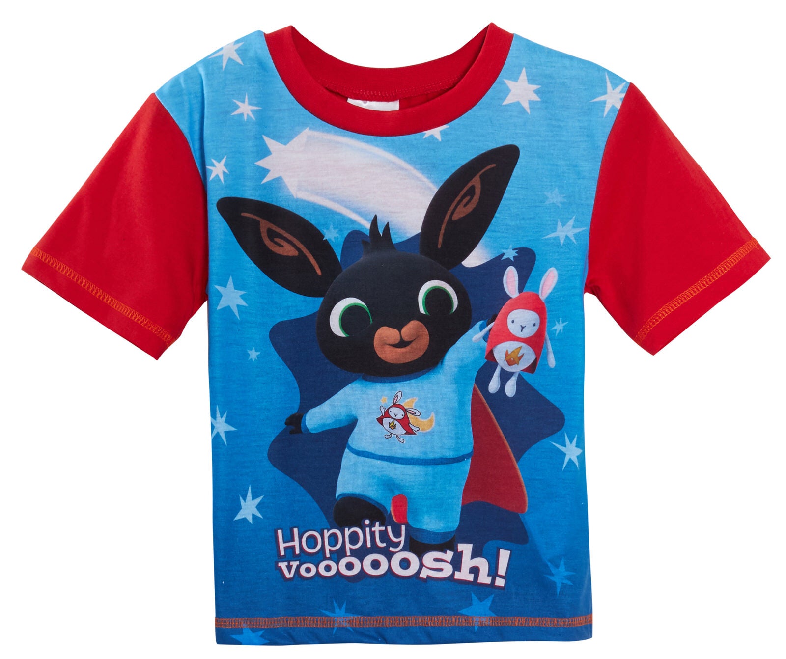 Boys Bing Bunny Short Pyjamas Kids Cbeebies Shortie Pjs Set Toddlers Nightwear