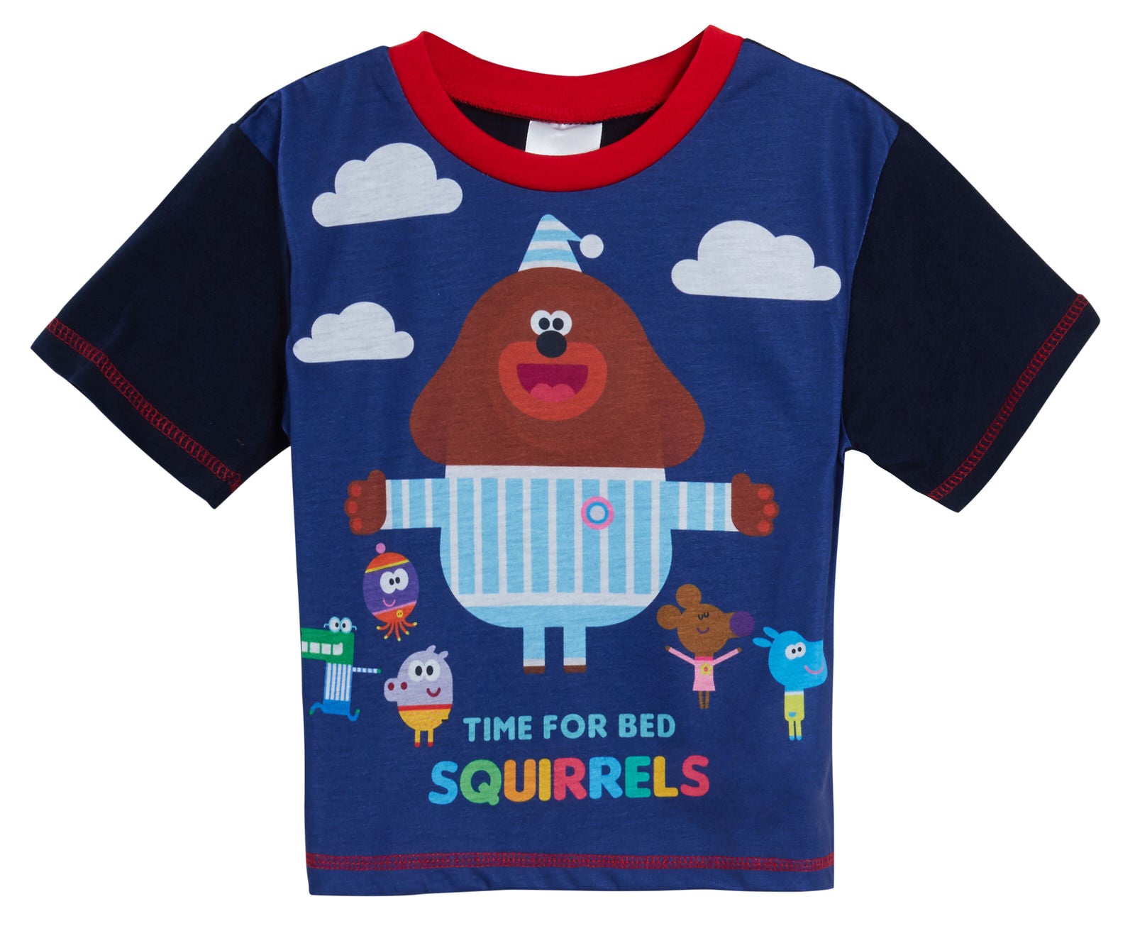 Boys Hey Duggee Short Pyjamas Kids Squirrel Club Shortie Pjs Set Nightwear Size