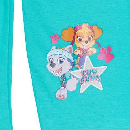 Girls Paw Patrol Pyjamas Kids Skye Everest Full Length Long Pjs Set Nightwear