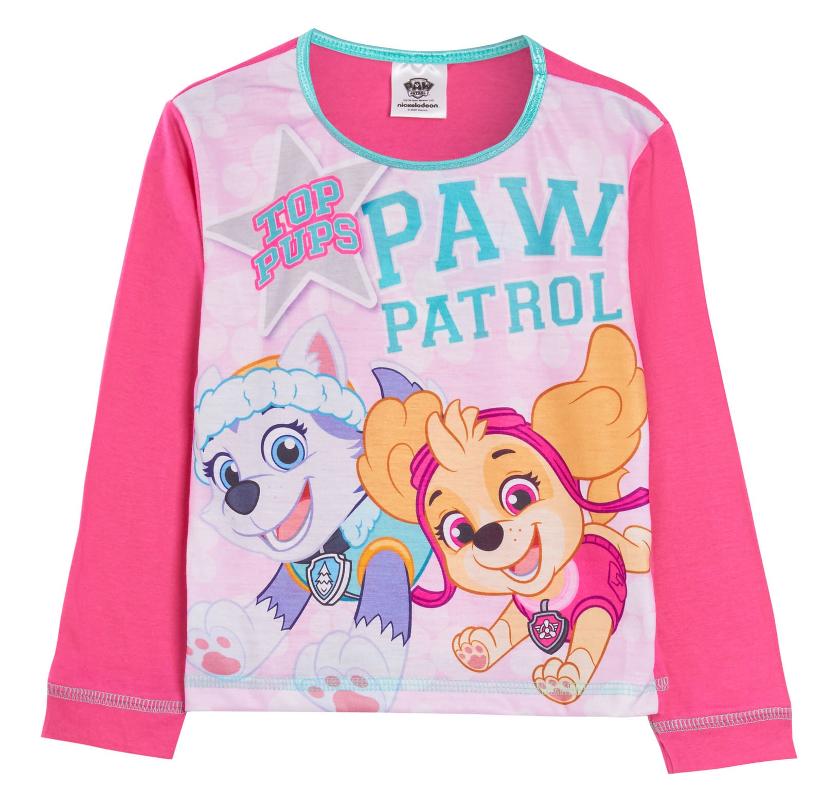 Girls Paw Patrol Pyjamas Kids Skye Everest Full Length Long Pjs Set Nightwear