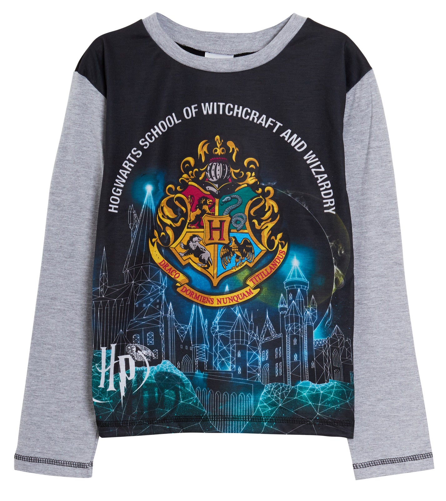 Harry Potter Full Length Pyjamas Kids Hogwarts Boys Girls Long Pjs Set Nightwear