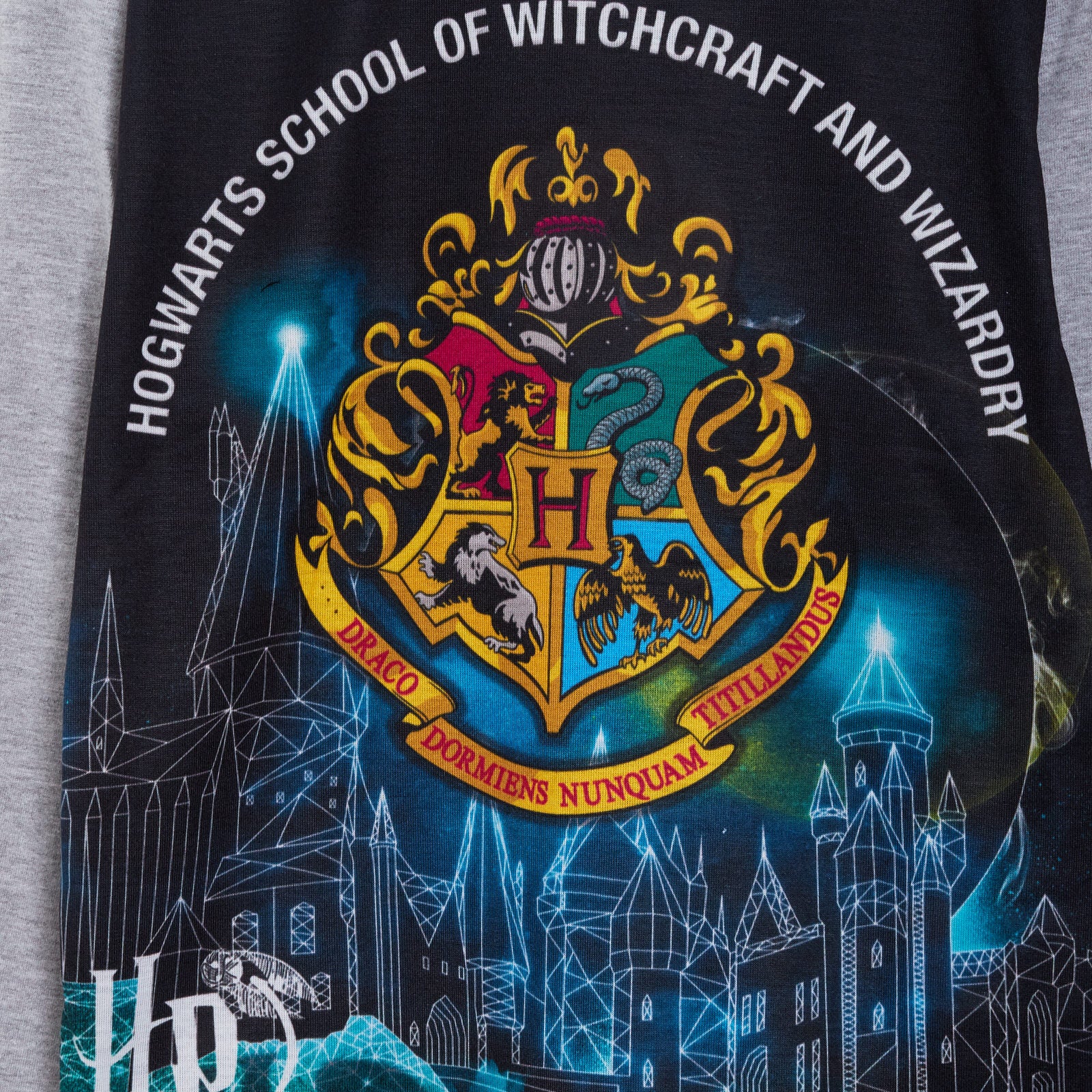 Harry Potter Full Length Pyjamas Kids Hogwarts Boys Girls Long Pjs Set Nightwear