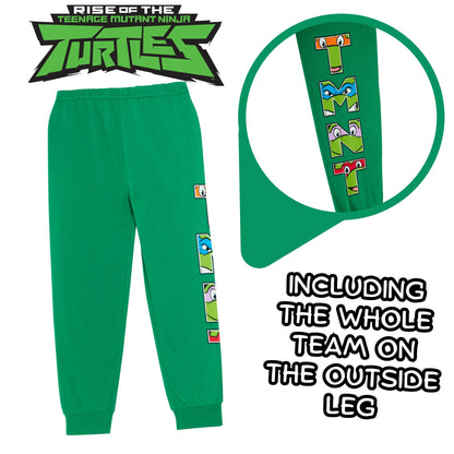 Boys Teenage Mutant Ninja Turtles Pyjamas TMNT Dress Up Pjs Full Length Pyjamas