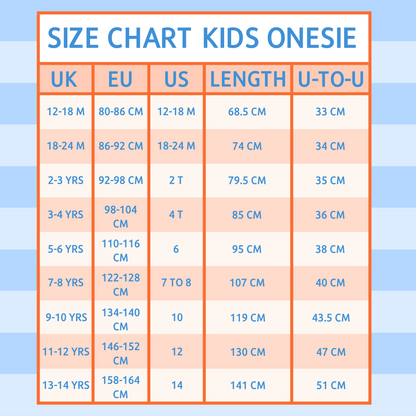 Kids Blippi All In One Boys Girls Fleece Pyjamas Matching Unisex Soft Warm PJs