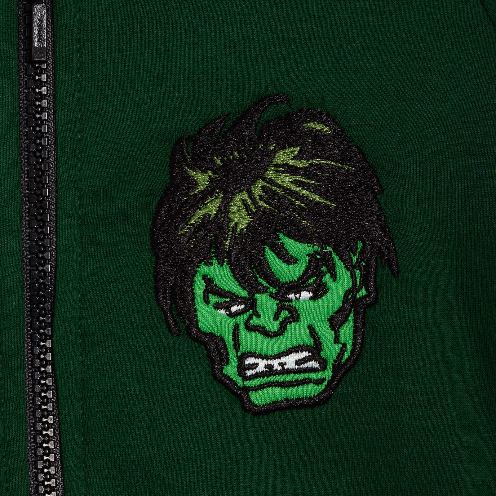 The Incredible Hulk Boys Hooded Jacket Marvel Avengers Kids Zip Hoodie Size