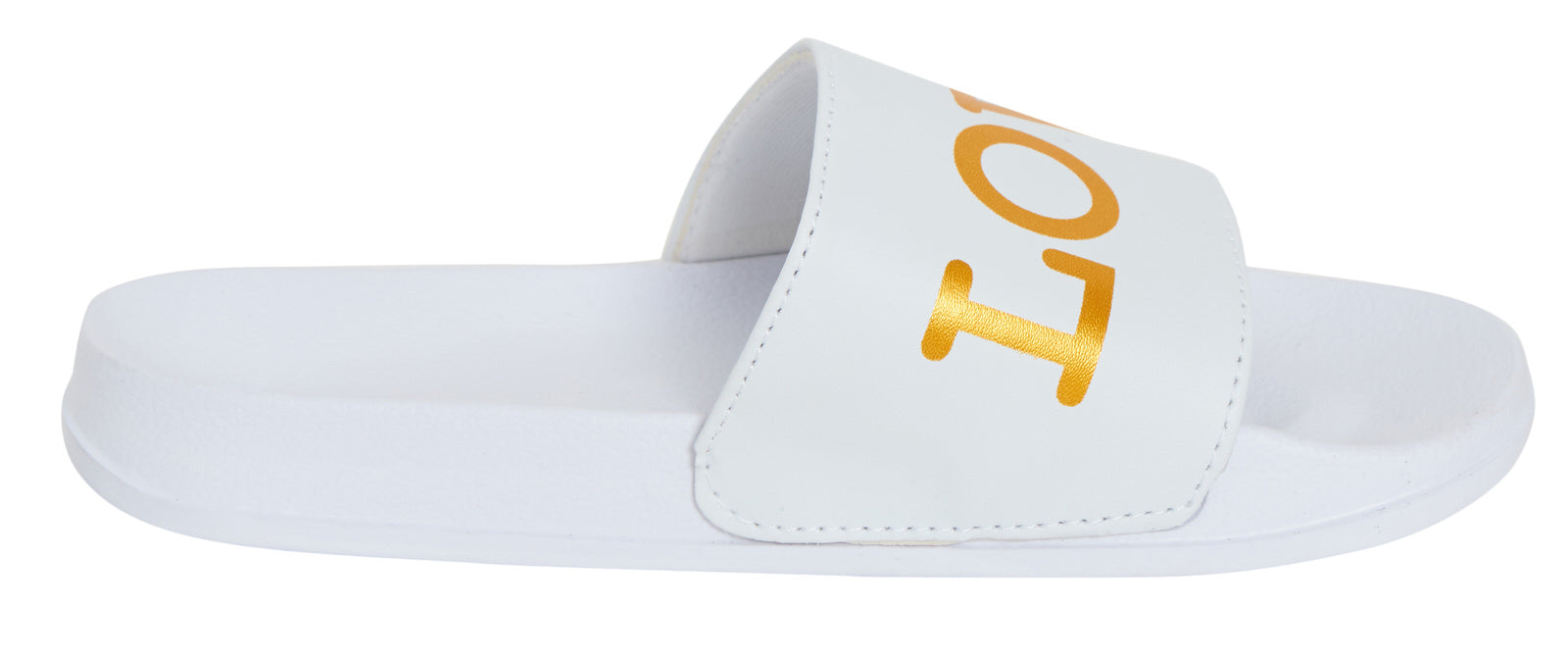 Womens Love Slogan Sliders Ladies Summer Sandals Pool Shoes Flip Flops Slippers